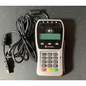 First Data FD35  With Power Cord- Untested - For Parts